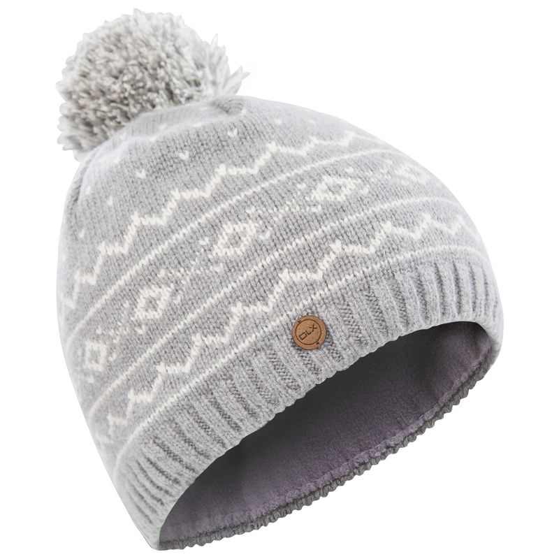 Trespass Holbray Knitted Hat  Platinum
